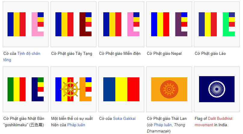 Ý nghĩa lá cờ ngũ sắc trong đạo Phật. Ý nghĩa cờ Phật giáo - Vina ...